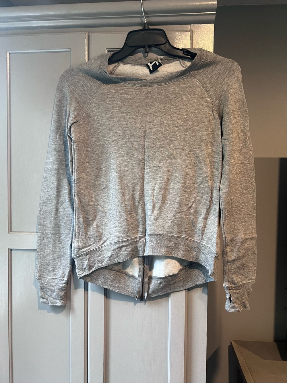 H by Bordeaux gray sweatshirt xs